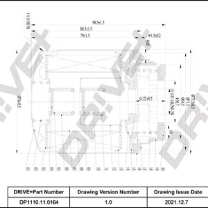 Filtru ulei VW GOLF VI (5K1) 1.4 TSI benzina 160 cai DRIVE DP1110.11.0164