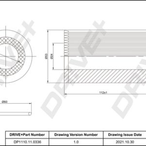 Filtru ulei VW GOLF VII (5G1, BQ1, BE1, BE2) 2.0 GTI benzina 210 cai DRIVE DP1110.11.0336