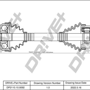 Planetara VW GOLF VI (5K1) 2.0 TDI diesel 140 cai DRIVE DP2110.10.0092