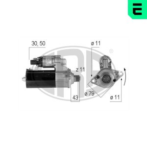Electromotor VW GOLF VI (5K1) 2.0 R 4motion benzina 256 cai ERA 220552A
