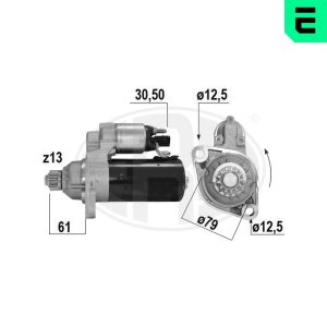 Electromotor VW CRAFTER caroserie (SY_, SX_) 2.0 TDI diesel 102 cai ERA 220757A