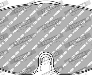 Placute frana VW GOLF VII (5G1, BQ1, BE1, BE2) 2.0 GTI benzina 220 cai FERODO RACING FCP4433H