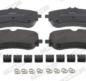 Placute frana VW AMAROK platou / sasiu (S1B, S6B, S7B) 3.0 TDI 4motion diesel 258 cai FERODO FVR5068