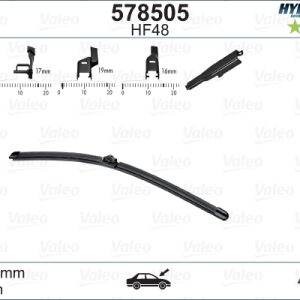 Lamela stergator VW GOLF VI (5K1) 2.0 R 4motion benzina 270 cai VALEO 578505