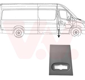 Elemente decorative / protectie panou lateral VW CRAFTER 30-50 caroserie (2E_) 2.0 TDI 4motion diesel 163 cai VAN WEZEL 3077418