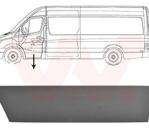 Elemente decorative / protectie portiera VW CRAFTER 30-50 caroserie (2E_) 2.5 TDI diesel 136 cai VAN WEZEL 3077423