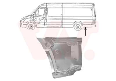 Panou lateral VW CRAFTER 30-50 caroserie (2E_) 2.0 TDI diesel 136 cai VAN WEZEL 3083143