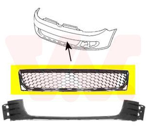 Grila ventilatie bara protectie VW GOLF VI (5K1) 2.0 GTi benzina 200 cai VAN WEZEL 5765590