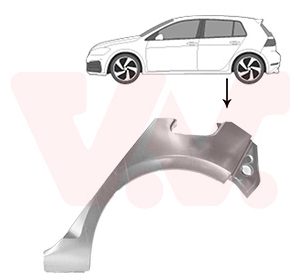 Panou lateral VW GOLF VII (5G1, BQ1, BE1, BE2) 1.5 TGI Benzina/Gaz metan (GNC) 130 cai VAN WEZEL 5766147