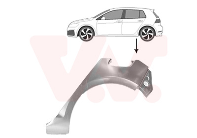 Panou lateral VW GOLF VII (5G1, BQ1, BE1, BE2) 2.0 GTI Clubsport benzina 265 cai VAN WEZEL 5766147