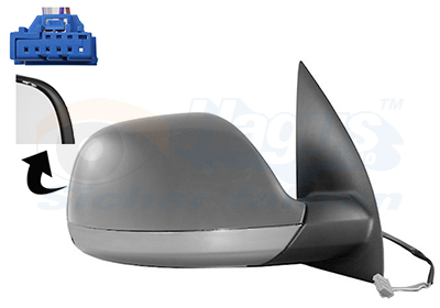 Oglinda exterioara VW AMAROK (2HA, 2HB, S1B, S6B, S7A, S7B) 2.0 TDI diesel 140 cai VAN WEZEL 5785808