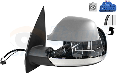 Oglinda exterioara VW AMAROK (2HA, 2HB, S1B, S6B, S7A, S7B) 2.0 BiTDI diesel 180 cai VAN WEZEL 5786807