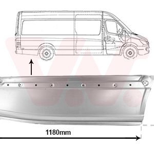 Panou lateral VW CRAFTER 30-35 bus (2E_) 2.0 TDI diesel 114 cai VAN WEZEL 5862144