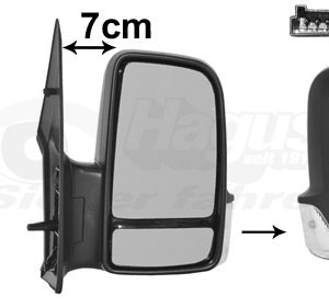 Oglinda exterioara VW CRAFTER 30-35 bus (2E_) 2.5 TDI diesel 136 cai VAN WEZEL 5862808