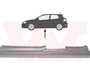Placa de prag VW GOLF VI (5K1) 1.6 TDI diesel 90 cai VAN WEZEL 5863103
