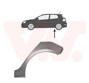 Panou lateral VW GOLF VI (5K1) 1.2 TSI benzina 86 cai VAN WEZEL 5863147