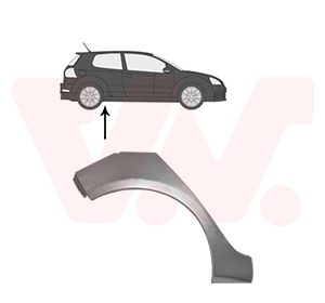 Panou lateral VW GOLF VI (5K1) 1.4 TSI benzina 160 cai VAN WEZEL 5863148