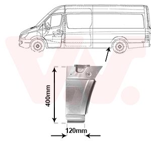 Panou lateral VW CRAFTER 30-50 caroserie (2E_) 2.0 TDI diesel 163 cai VAN WEZEL 5876141