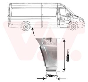 Panou lateral VW CRAFTER 30-35 bus (2E_) 2.0 TDI 4motion diesel 163 cai VAN WEZEL 5876142