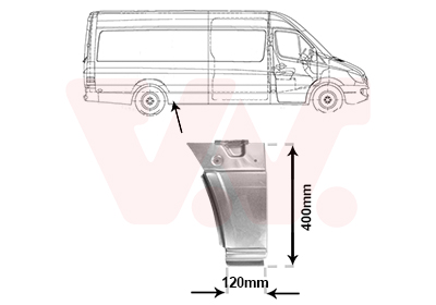 Panou lateral VW CRAFTER 30-35 bus (2E_) 2.0 TDI 4motion diesel 163 cai VAN WEZEL 5876142