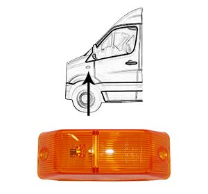 Semnalizator VW CRAFTER 30-50 platou / sasiu (2F_) 2.5 TDI diesel 136 cai VAN WEZEL 5862975