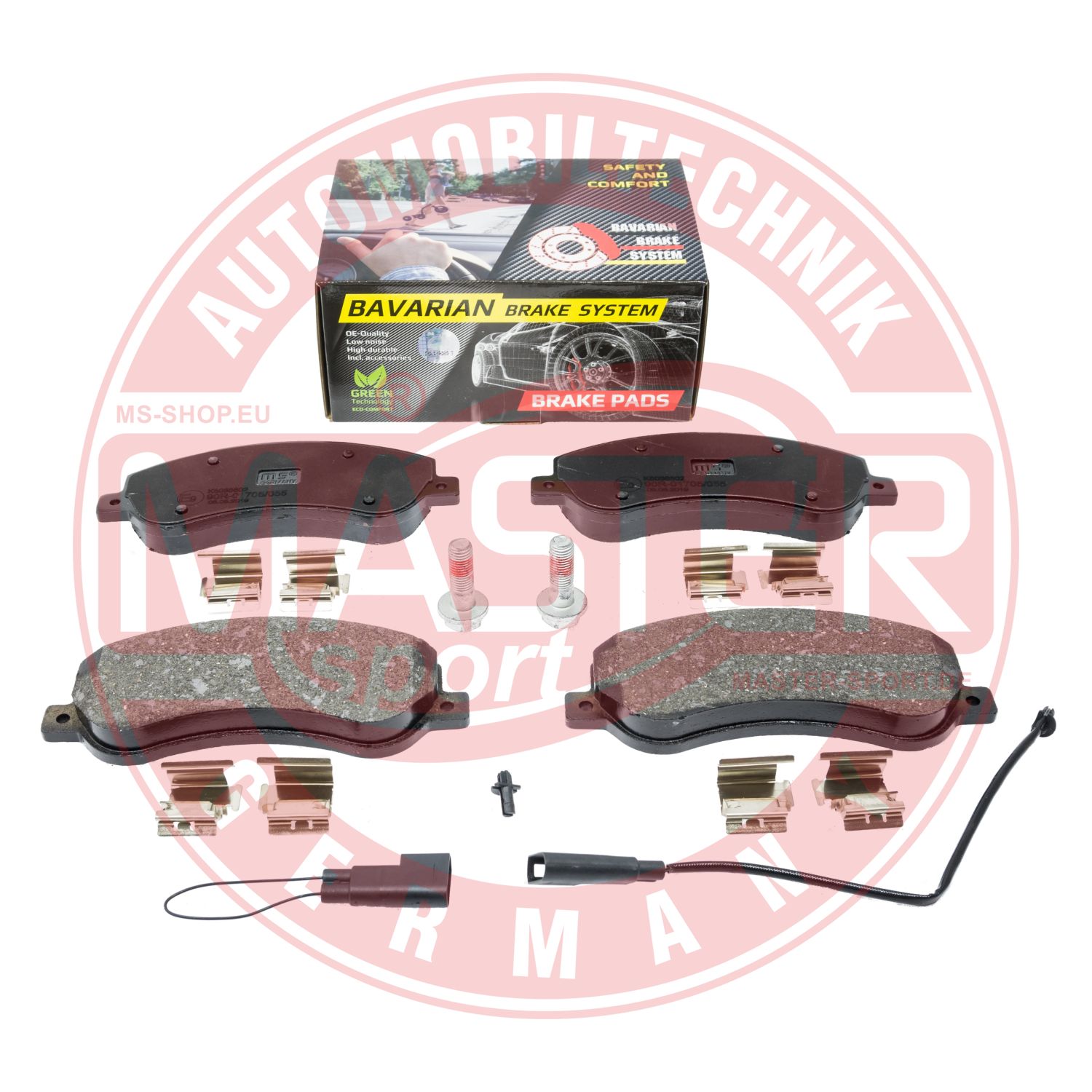 Placute frana VW AMAROK (2HA, 2HB, S1B, S6B, S7A, S7B) 2.0 BiTDI 4motion diesel 163 cai MASTERSPORT GERMANY K6038602