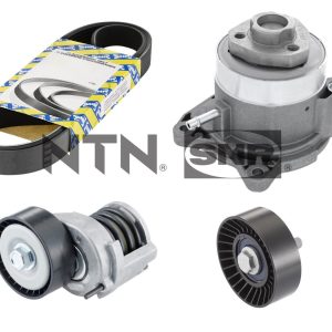 Pompa apa + Set curea transmisie cu caneluri VW GOLF VI Cabriolet (517) 1.2 TSI benzina 105 cai SNR KAP857.500