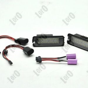 Iluminare numar de circulatie VW GOLF VII (5G1, BQ1, BE1, BE2) 1.4 TGI CNG Benzina/Gaz metan (GNC) 110 cai ABAKUS L53-210-0001LED