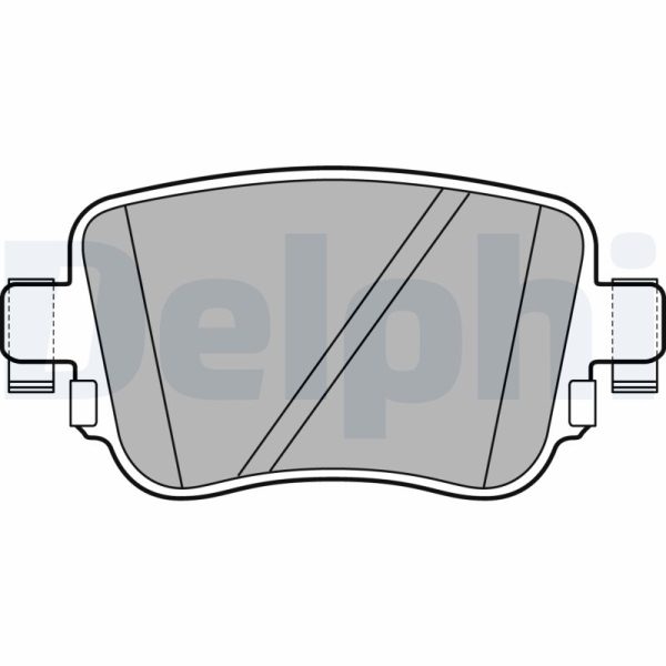 Placute frana VW CADDY ALLTRACK microbus (SAB) 1.4 TSI benzina 131 cai DELPHI LP2709