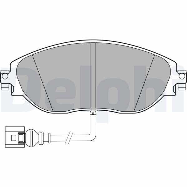 Placute frana VW ARTEON (3H7, 3H8) 2.0 TSI 4motion benzina 272 cai DELPHI LP3389