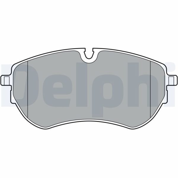 Placute frana VW AMAROK (2HA, 2HB, S1B, S6B, S7A, S7B) 2.0 BiTDI diesel 180 cai DELPHI LP3406