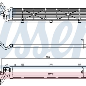 Radiator racire motor VW ARTEON SHOOTING BRAKE (3H9) 1.4 eHybrid benzina/elector 218 cai NISSENS 606268