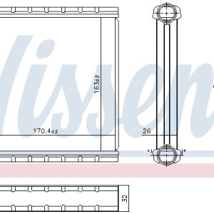 Schimbator caldura incalzire habitaclu VW CRAFTER caroserie (SY_, SX_) 2.0 TDI RWD diesel 177 cai NISSENS 707278