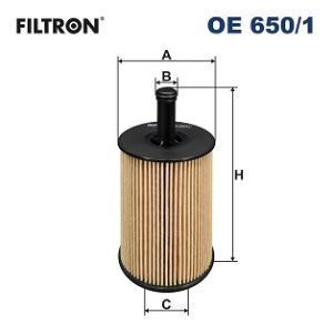 Filtru ulei VW GOLF VI Variant (AJ5) 2.0 TDI diesel 136 cai FILTRON OE 650/1