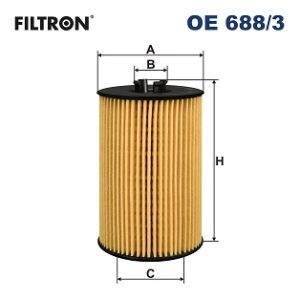 Filtru ulei VW GOLF ALLTRACK VII Variant (BA5, BV5) 1.6 TDI 4motion diesel 110 cai FILTRON OE 688/3