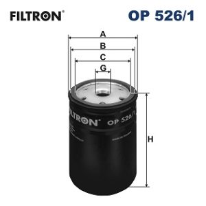 Filtru ulei VW GOLF VI Variant (AJ5) 1.6 benzina 102 cai FILTRON OP 526/1