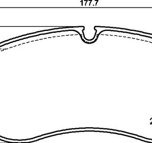 Placute frana VW CRAFTER platou / sasiu (SZ_) 2.0 TDI RWD diesel 109 cai BREMBO P 85 179
