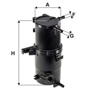 Filtru combustibil VW AMAROK platou / sasiu (S1B, S6B, S7B) 2.0 BiTDI 4motion diesel 180 cai FILTRON PS 985/9