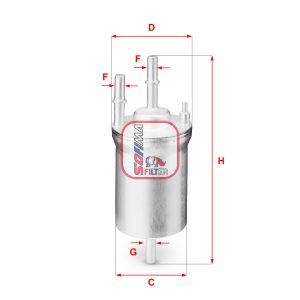 Filtru combustibil VW CADDY ALLTRACK Autoutilitara/limuzina spatioasa (SAA) 1.4 TGI CNG Benzina/Gaz metan (GNC) 110 cai SOFIMA S 1833 B