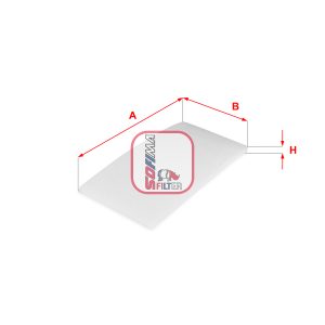 Filtru polen VW CRAFTER 30-50 platou / sasiu (2F_) 2.5 TDI diesel 163 cai SOFIMA S 3322 C