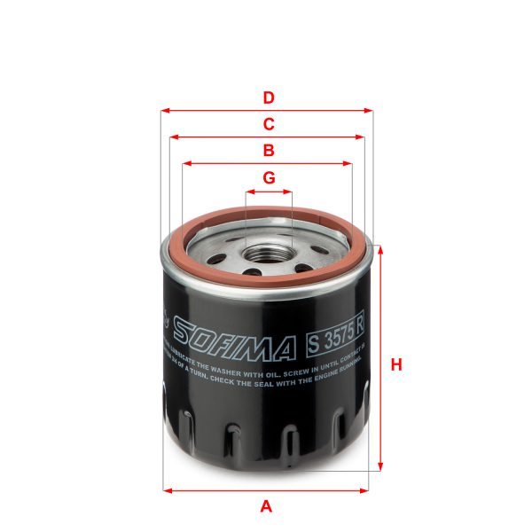Filtru ulei VW CADDY CALIFORNIA V Camper (SBB, SBJ) 1.5 TSi EVO benzina 114 cai SOFIMA S 3575 R