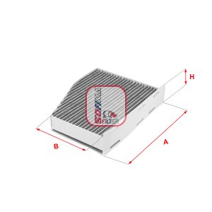 Filtru polen VW CADDY ALLTRACK microbus (SAB) 1.4 TSI benzina 131 cai SOFIMA S 4124 CA