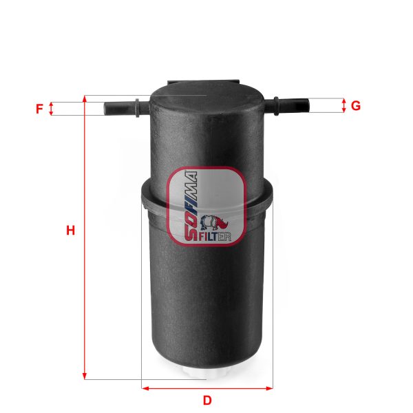 Filtru combustibil VW CRAFTER 30-50 caroserie (2E_) 2.0 TDI 4motion diesel 163 cai SOFIMA S 4144 NR