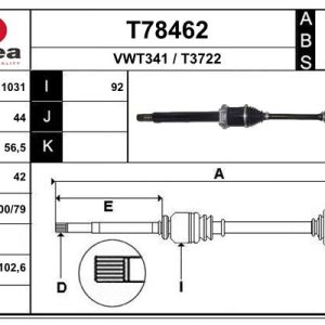 Planetara VW CRAFTER platou / sasiu (SZ_) 2.0 TDI diesel 140 cai EAI T78462