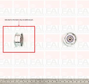Rola intinzator curea distributie VW GOLF VI Variant (AJ5) 1.6 benzina 102 cai FAI AUTOPARTS T9307