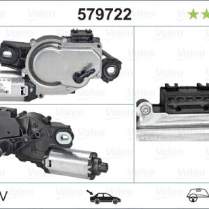 Motor stergator VW CADDY ALLTRACK microbus (SAB) 1.4 TGI CNG Benzina/Gaz metan (GNC) 110 cai VALEO 579722