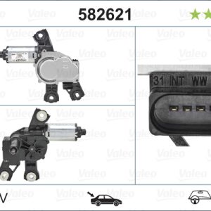 Motor stergator VW GOLF VI (5K1) 1.4 TSI benzina 122 cai VALEO 582621