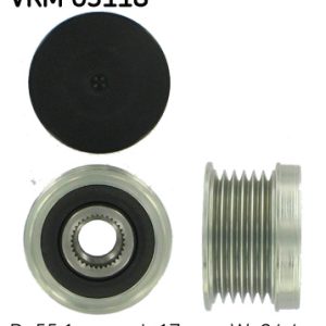 Fulie alternator VW GOLF VAN VI Variant (AJ5) 1.2 TSi benzina 105 cai SKF VKM 03118