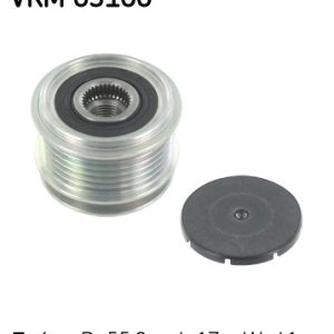 Fulie alternator VW GOLF VI (5K1) 1.6 BiFuel Benzina/Autogaz (GPL) 102 cai SKF VKM 03100