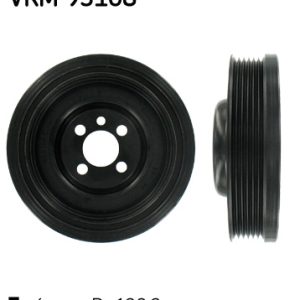 Fulie curea arbore cotit VW CADDY IV Autoutilitara/limuzina spatioasa (SAA, SAH) 1.6 TDI diesel 75 cai SKF VKM 93108